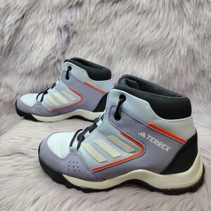 Adidas Terrex Hyperhiker Mid Hiking Shoes Boot Youth Kid Size 1 Blue Black Grey